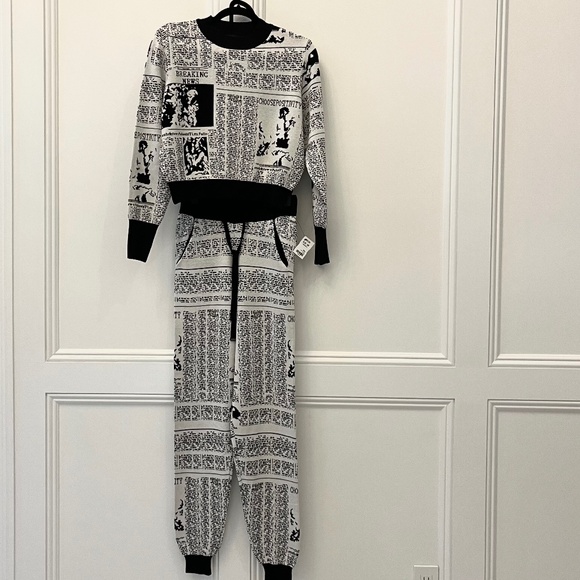 Newsworthy Knit Sweater and Pant Set - Picture 4 of 4